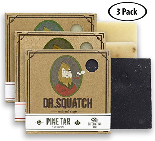 Dr. Squatch Men's Soap Sampler Pack (3 Bars) – Pine Tar, Cedar Citrus, –  BABACLICK