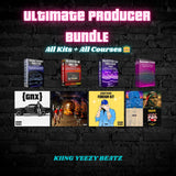 Ultimate Producer Bundle — all drum kits and all courses cover art, Kiing Yeezy Beatz